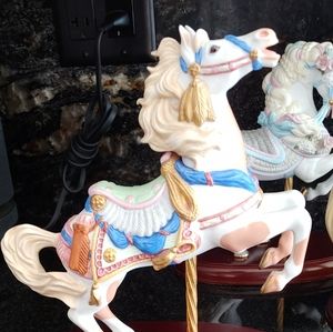 Lenox Western Pinto Vintage Carousel Horse